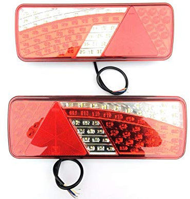 2x LED Rückleuchte 75 SMD LED 12V 24V für Auflieger Anhänger links rechts SET
