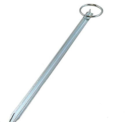 T-Hering mit Ring Sturmhering verzinkt stabile Qualität Länge 40 cm