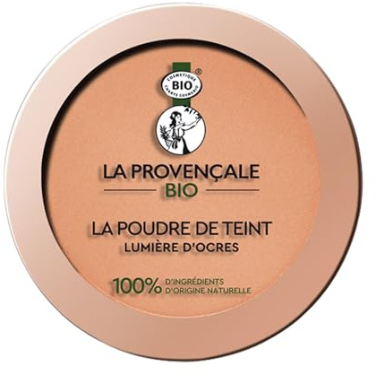 La Provençale Bio - La Poudre de Teint Lumière d'Ocres Certifiée Bio - 100% Ingrédients d'Origine Naturelle - Pour Tous Types de Peaux - Teinte : Moyen Foncé (03) - 8 g