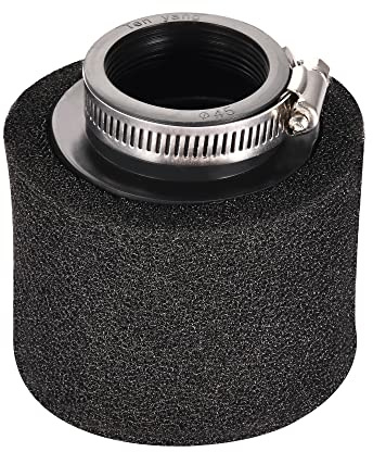 GOOFIT 45mm air filter double foam sponge cleaner black straight mouth replacement for 50cc 70cc 90cc 110cc 125cc motorcycle go kart ATV quad scooter dirt racing bike