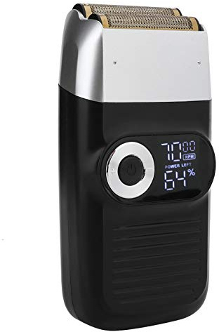 Elektrorasierer Männer, Doppelkopfrasierer Folienrasierer Wiederaufladbarer USB-Ladefolienrasierer Glatzenschneider Bartrasierer LCD-Schnurrbartrasierer Bartschneider Clipper Zum Trimmen von Bartkopf
