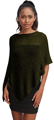 creazioni unique Poncho Coprispalle da Donna Elegante da Cerimonia o Sera - Poncho Donna Estivo e Primaverile in Rete di Viscosa Termica Profumato con Essenza di Fiore di Ciliegio