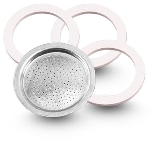 CG94 Filtro Cafetera Moka Con Tres Juntas (6 Tazas)