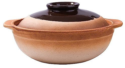 Cazuela con tapa Olla de arcilla china Olla de arcilla japonesa Olla de piedra coreana Olla de cerámica Olla de tierra Olla de estofado con tapa Olla de restaurante familiar