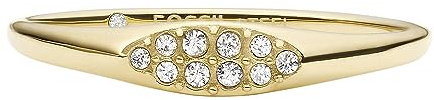 Fossil Damen Ring, All Stacked Up Gold-Tone Edelstahl Stapel Ring