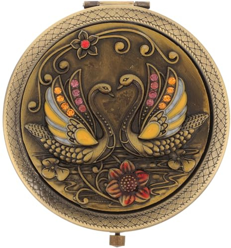 FOMIYES Compatto Tascabile Vintage Da Borsa Da Doppia Faccia Per Donne Ragazze