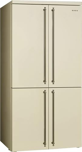 Smeg FQ60CPO6 - Frigorifero americano, Side by Side, 572 Litri, No Frost, Classe energetica E