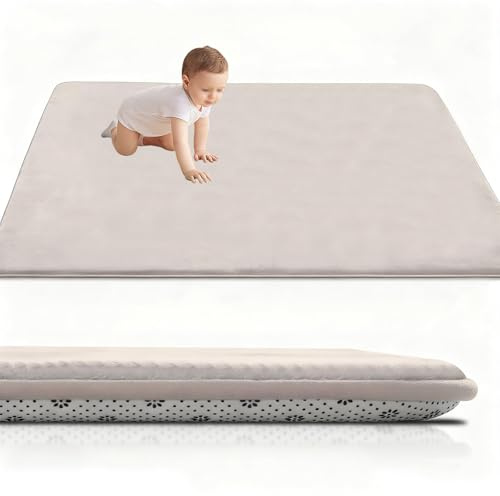 RxueSug Alfombra Bebe Gruesa Antideslizante 180 x 200 cm, Alfombra De Habitacion Bebe Lavable Moderna, Manta Juegos Bebes, Colchoneta Suelo Niños para Habitación Infantil, Alfombra de área 2CM