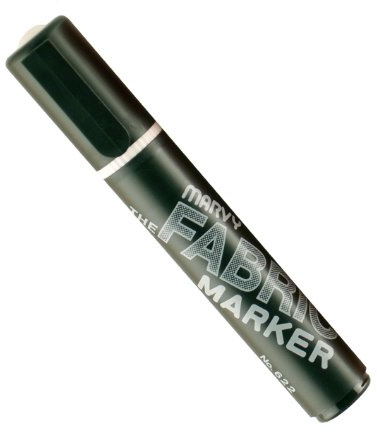 Uchida 622-C-1 Marvy Broad Point Fabric Marker, Black