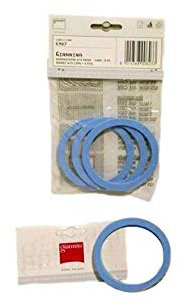 Giannini Guarnizione Caffettiera Giannina Restyling e Tradizione, 1 tazza, set 3 pezzi, ricambio originale, Made in Italy, Blu