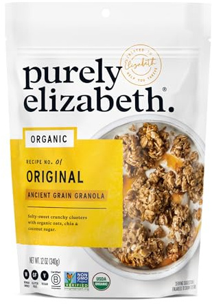 Purely Elizabeth, Organic Original, Ancient Grain Granola, Gluten-Free, Non-GMO (12oz Bag)