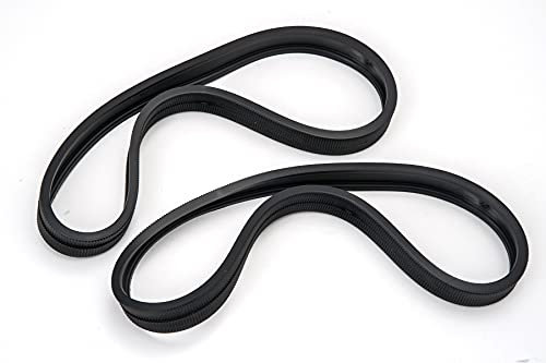 Rolly Toys 28700050580 - Pneumatici da corsa (anelli 308 x 98 mm, per ruote, 2 pezzi, accessori per veicoli a pedale), colore: Nero