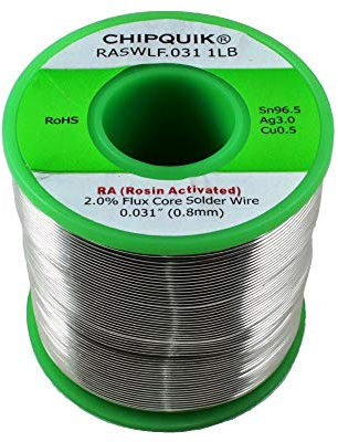 LF Lötdraht 96,5/3/0,5 Zinn Silber/Kupfer Kolophonium aktiviert .031 0,5 kg