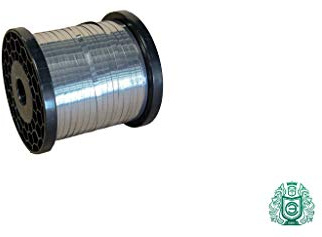 10 metros de cinta de nicrom 0,4 x 5 mm (2.4869/Cronix 80/N06003), cinta de chapa NiCr 80/20, alambre plano de níquel