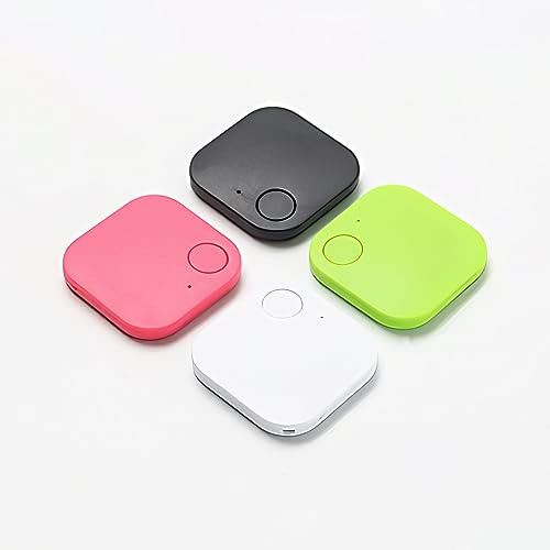 TOTMOX Key Finder, 4 Stück Bluetooth Smart Tracker, GPS Tracking Locator bis zu 24,4 m Reichweite, Anti-Verlust-Steuerung der App kompatibel mit iOS Android für Schlüssel, Tiere
