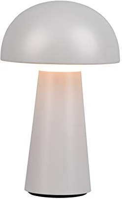 Reality Leuchten LED-batteri utomhusbord Lennon R52176177, plast Ultimate grå, inkl. 2 x watt LED, touch-dimmer