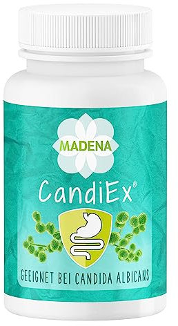 MADENA CandiEx, 20 Mrd. Laktobazillen und Bifidobakterien pro Tagesdosierung, 9 verschiedene Bakterienstämme, mit Bio Akazienfasern und resistenter Stärke Typ 3