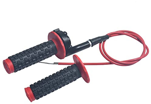 OQUGRHR Manopole per manubrio da 22 mm, cavo acceleratore per mini moto, ATV, quad, pit bike da 50 a 250 cc