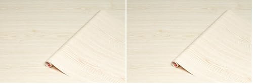 d-c-fix Pellicola Adesiva per mobili legno cenere marrone PVC plastica vinile impermeabile decorativa per cucina, armadio, porta carta rivestimento 45 x 200 cm (Confezione da 2)