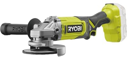Ryobi ONE+ RAG18125-0 Meuleuse d'angle sans fil 18 V Diamètre du disque 125 mm sans batterie ni chargeur