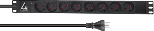 Lanview 19'' Rack Mount Power Strip, Brand