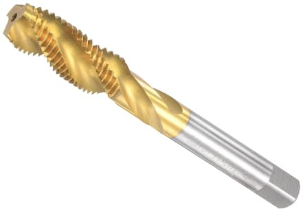 CoCud 3 Schneiden Spiralnut-Gewindebohrer M12 x 1,5 Gewindegröße | Hochgeschwindigkeitsstahl-Gewindewerkzeug, Zur Bearbeitung von Löchern und klebrigen Materialien