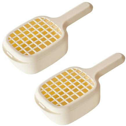 Acpetdr Fruit Washing Sieve, Kitchen Draining Sieve with Handle, Portable, Polypropylene, 19.5 x 9.2 x 4.5 cm (7.68 x 3.62 x 1.77 in)