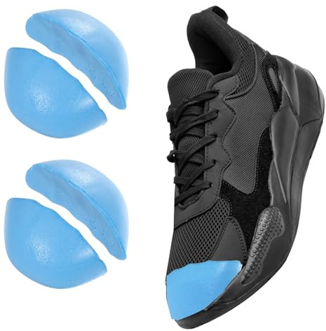 Inserti per scarpa larghe, 2 paia di inserti per rendere le scarpe più piccole, imbottitura per dita dei piedi, previene scivolamento tallone, per uomini