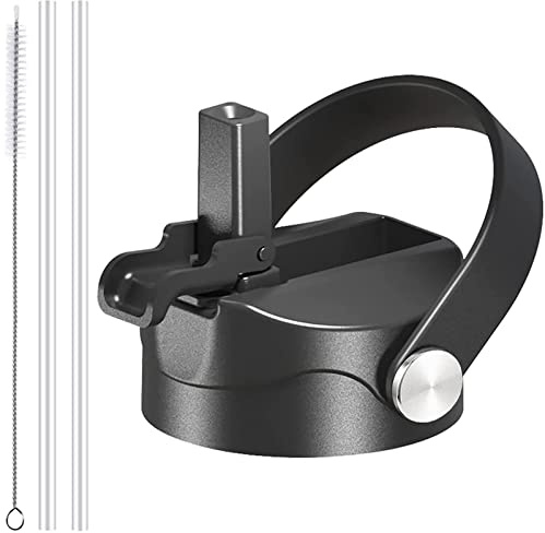 XACIOA Straw Lid Compatible with Hydro Flask Wide Mouth(12oz 18oz 22oz 24oz 32oz 40oz 64oz),Wide Mouth Sport Cap for Water Bottle Accessories Replacement Flip Lid Top