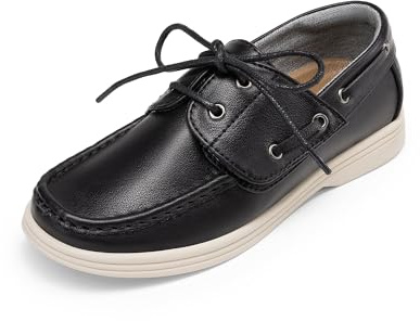 DREAM Pairs snörsko bekväma modeskor, Svart, 19.5 EU