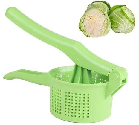 Vegetable Squeezer Press - Straining Vegetables Pressing Drainer | Manual Food Press | Vegetable Water Squeezer For Leeks, Garlic, Radishes, Ginger And Potatoes