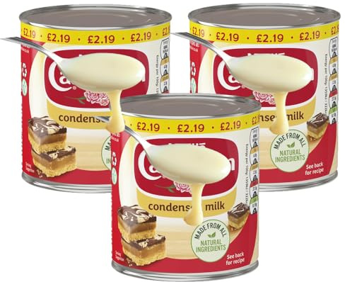Condensed Milk 397g Can Ctn – Perfect for Baking & Desserts, Sweetened Condensed Milk (03 Tins)