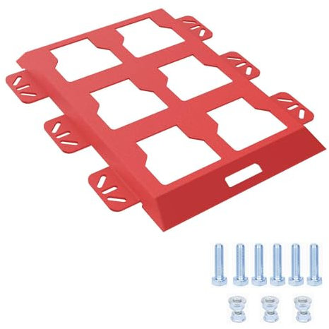 ULIJTH Packouts Wall Mount Metal Mounting Base Storage Toolboxes On Wall Or Floor Half Width Plate For Tool Organization Power Tool Storage