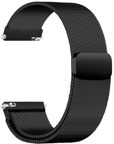 Sundara 18mm klockarmband nylon kompatibelt med Watch GT 5/4 41 mm ersättningsarmband för Garmin Vivoactive 4S/Vivomove 3S armband för Forerunner 255S/265S Garmin Venu 2S/3S dam/herr
