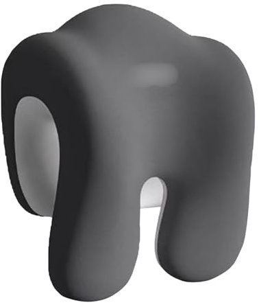 Appui Tete Fauteuil, Coussin de Nuque en mousse à Mémoire de Forme, Oreiller Ergonomique pour Chaises de Bureau, Ergonomique, Confortable, Polyvalent, pour Le Bureau et Les Voyages (Gris foncé)