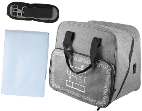 iplusmile Porta Macchina da Cucire in 600D Oxford, Custodia da Trasporto Portatile con Maniglia, Contenitore Capiente per Viaggio All’Aperto