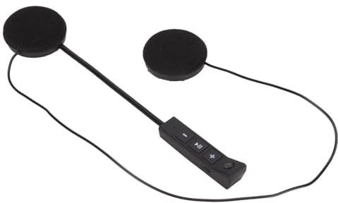 BAFOVY Cuffie per Casco da Moto con Tecnologia 5.0, Audio Stereo con Cancellazione del Rumore e Standby 48 Ore per Andare in Bicicletta, Sciare