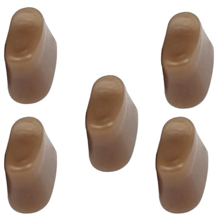 Suministros para Flauta 5 Piezas Bloques de Goma Marrón | Repuestos para Reparación, Fácil Instalación y Sustitución, Limpieza Sencilla, Juego de 5 Piezas