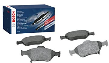 Bosch BP1011 - Brake Pads Car Front Axle - Bosch Quality - Reduced Noise and Dust - ECE-R90 Certified - Copper-Free - 1 Set of 4 Pads