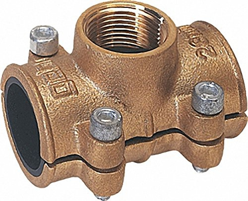 Gebo Anbohrschelle 22mm x 1-2'' nach DIN 1786, Bronze, Clamp
