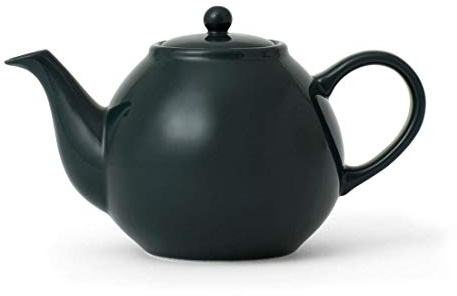 Viva Scandinavia Théière en porcelaine de couleur Vert foncé avec bec verseur anti-gouttes, 840 ml Classic