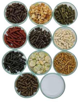 Schmitt Aquaristik Futtersticks + Glasschale/Futter für Garnelen / 10x10g = 100g