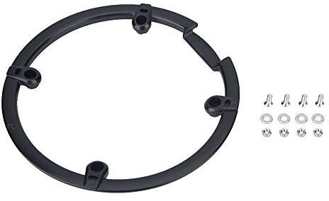 Kedjehjul, kedjeskydd, plastskivkedjeskydd, med enkla skruvar, passar för Shimanos M430, M590, M390, svart