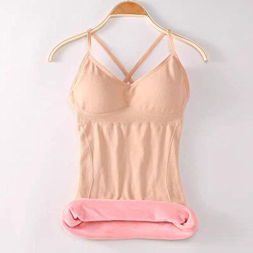 Angelweste Große Größe Weste Warme Weste Winterweste Plus Samt Dicker Warmer Sling Damen Winter Große Weste Plus Fetter Rücken Nahtlose Sling Thermounterwäsche Damen-Farbe_Größere Ausführung (125-150