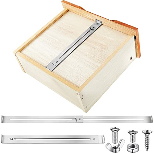 Moxweyeni Dresser Drawer Repair Kit Replacement Kitchen Junk Drawer Support Brackets Starter Kit Hardware Furniture Accessories Brackets for Reinforce Repair Wooden Chipboard, Includes Screws(3 Sets)