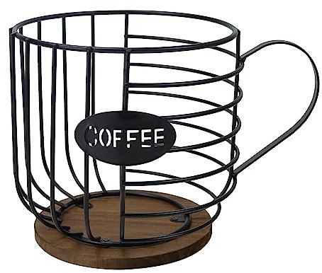 QUTHZZHY Porta Capsule Caffè, Porta Cialde Caffè, Cialde Espresso, Contenitore K per Banchetti, Accessori per Bar, Bancone, Casa, Ufficio, Nero