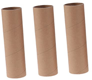 EXCEART 30 Stück Kraftpapier Versandrollen für Dokumente, 15x4, 3 Cm | Pappröhren zum Aufbewahren, Khakifarben, für Versand und Lagerung, Kreativ Zuschneidbar