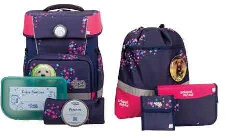 SCHOOL-MOOD Champion Schulranzen-Set 7-teilig Leni