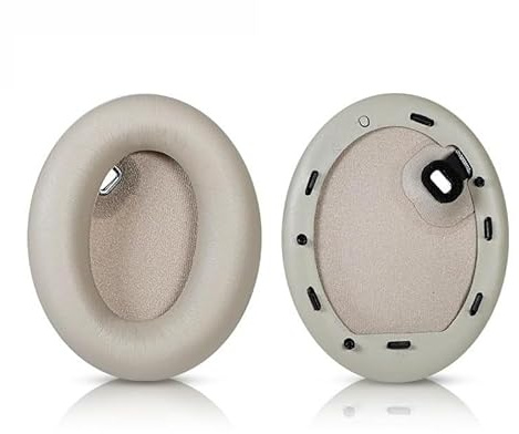 INF 1 Pair Replacement Ear Pads for Sony WH-1000XM4 Headphones Ear Pads Replacement Ear Pads Faux Leather Soft Foam Ear Pads