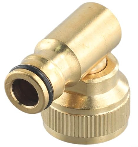 Conector rápido de carrete de manguera de latón, para hembra BSP, para mangueras y grifos de jardín al aire libre, adecuado para enchufe Hoselock de 3/4 pulgadas
